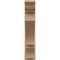Ekena Millwork 8-in W x 34-in D x 38-in H Balboa Trad Rough Cedar Woodgrain TimberThane Outlooker, Primed Tan OUTUR080X34X38BOA04RCPR - alternate 2